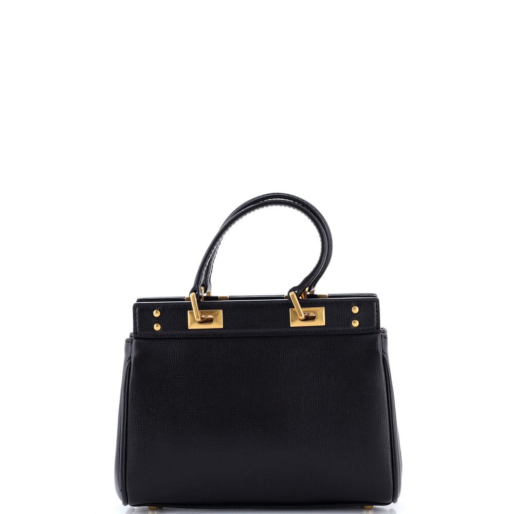 Valentino Garavani Small Rockstud Alcove Double Handle Bag Leather - Picture 3 of 5